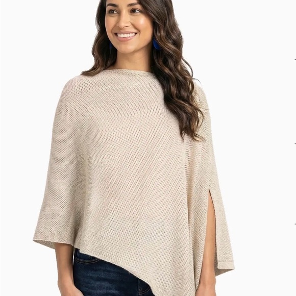 We Are Amma Other - Elegant Cream Women's Poncho